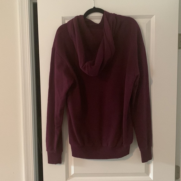 Burgundy, hooded sweatshirt by Divided. Size small. - Picture 2 of 4
